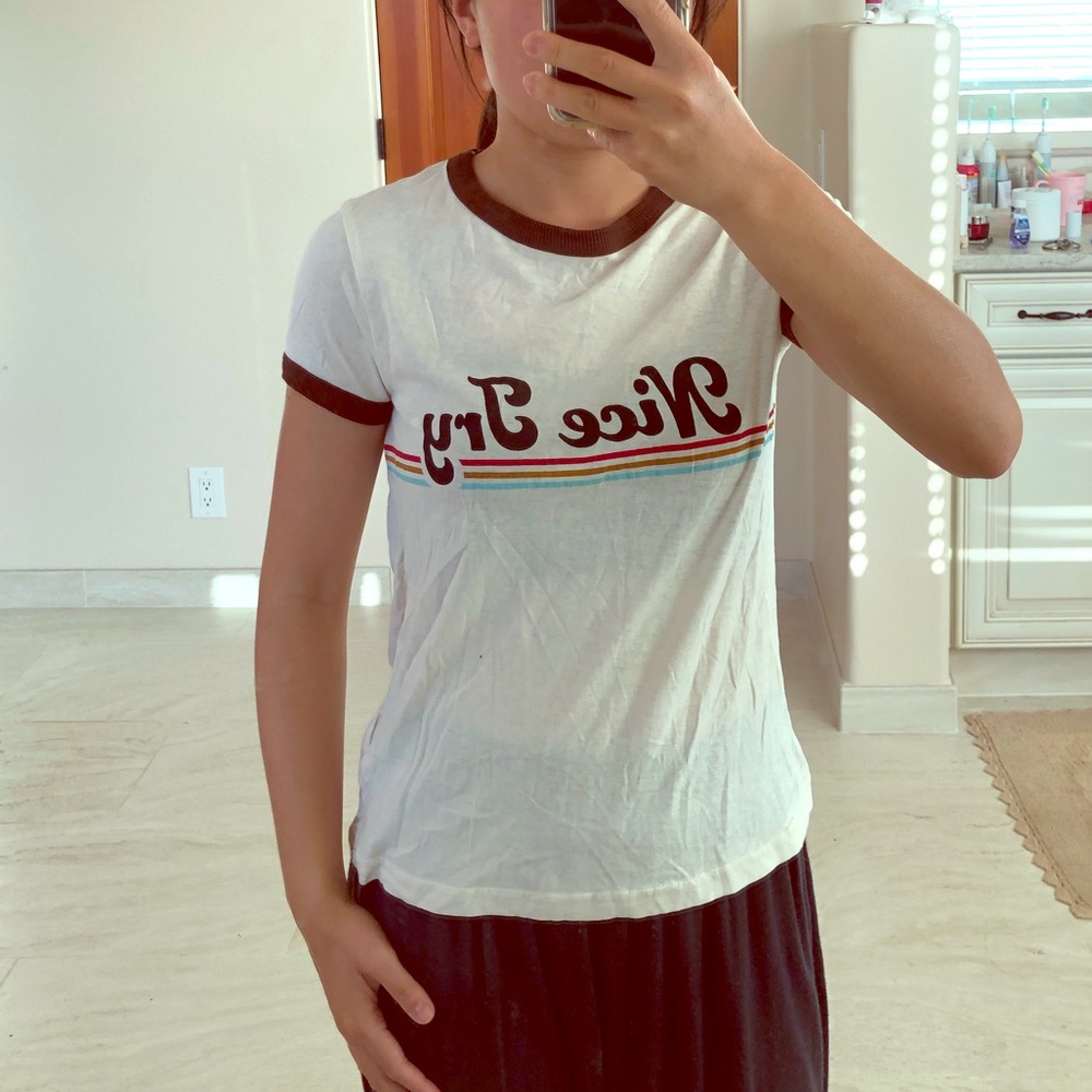 BRAND NEW Pull&Bear “Nice Try” Graphic Tee